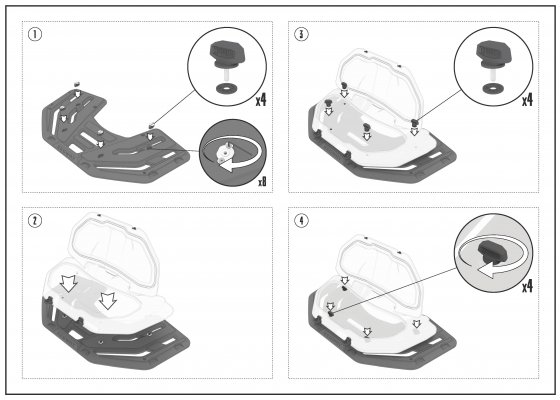 Front ATV box for Segway Snarler AT6S